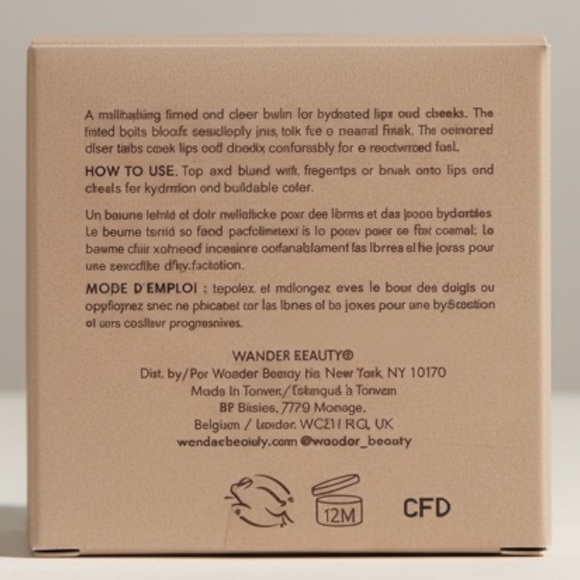 Wander Beauty Suite Talker Lip & Cheek Duo Cream Blush & Lip Balm NEW IN BOX NIB - Picture 10 of 14